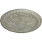 Ekena Millwork Raymond Ceiling Medallion (Fits Canopies up to 5 3/8"), Hand-Painted Flash Gold, 18"OD x 1 1/4"P CM18RA2FLS - alternate 3